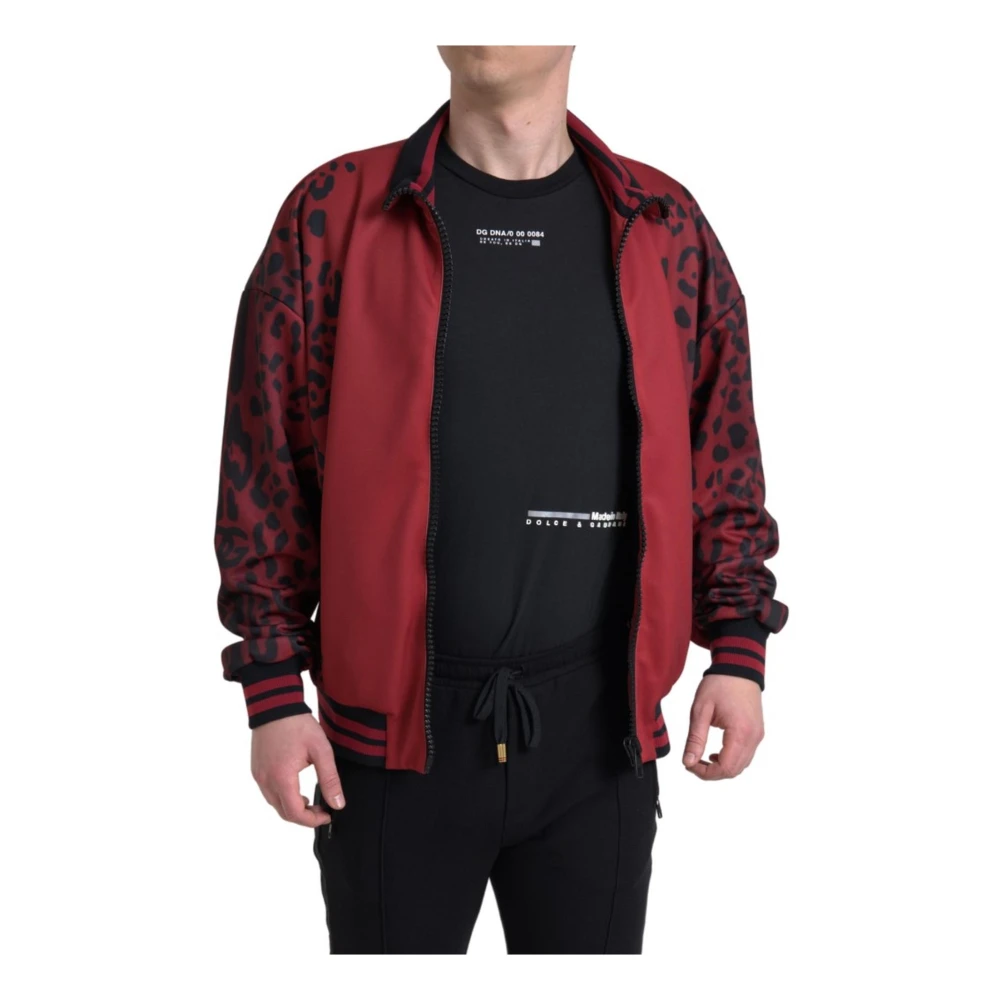 Dolce & Gabbana Bomber Jackets Red Heren