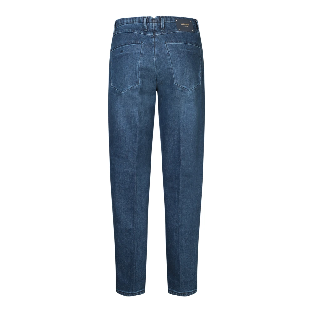 Incotex Blauwe Jeans voor Mannen Aw24 Blue Heren