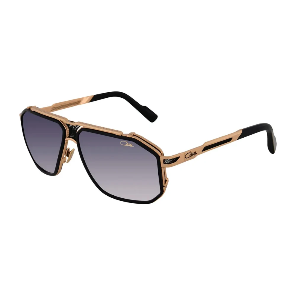 Cazal Black Sunglasses, Unisex, 62 Mm, Geometric Metal Sunglasses