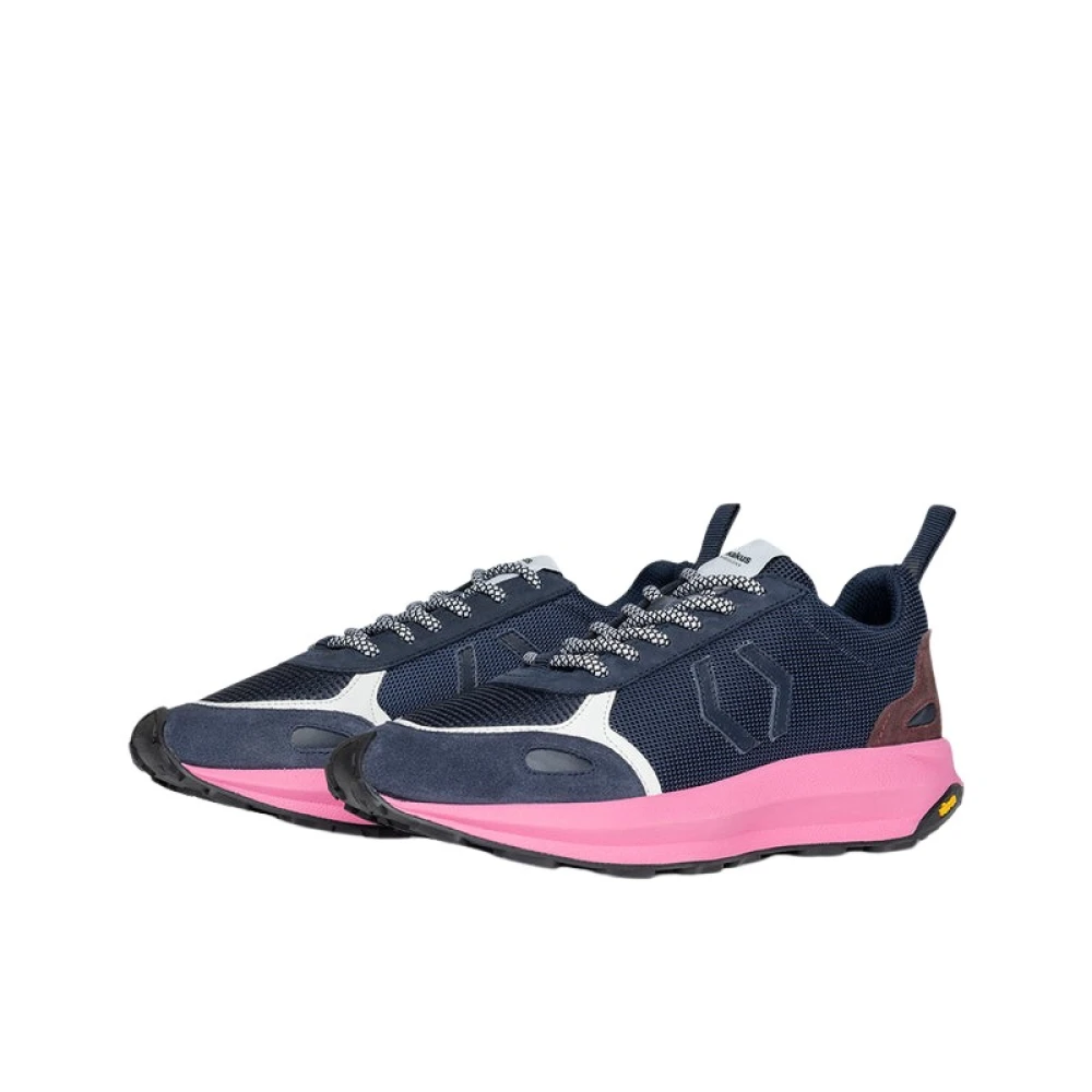 Mikakus Barcelona Monochrome Fuchsia Edition Sneaker Blue Unisex