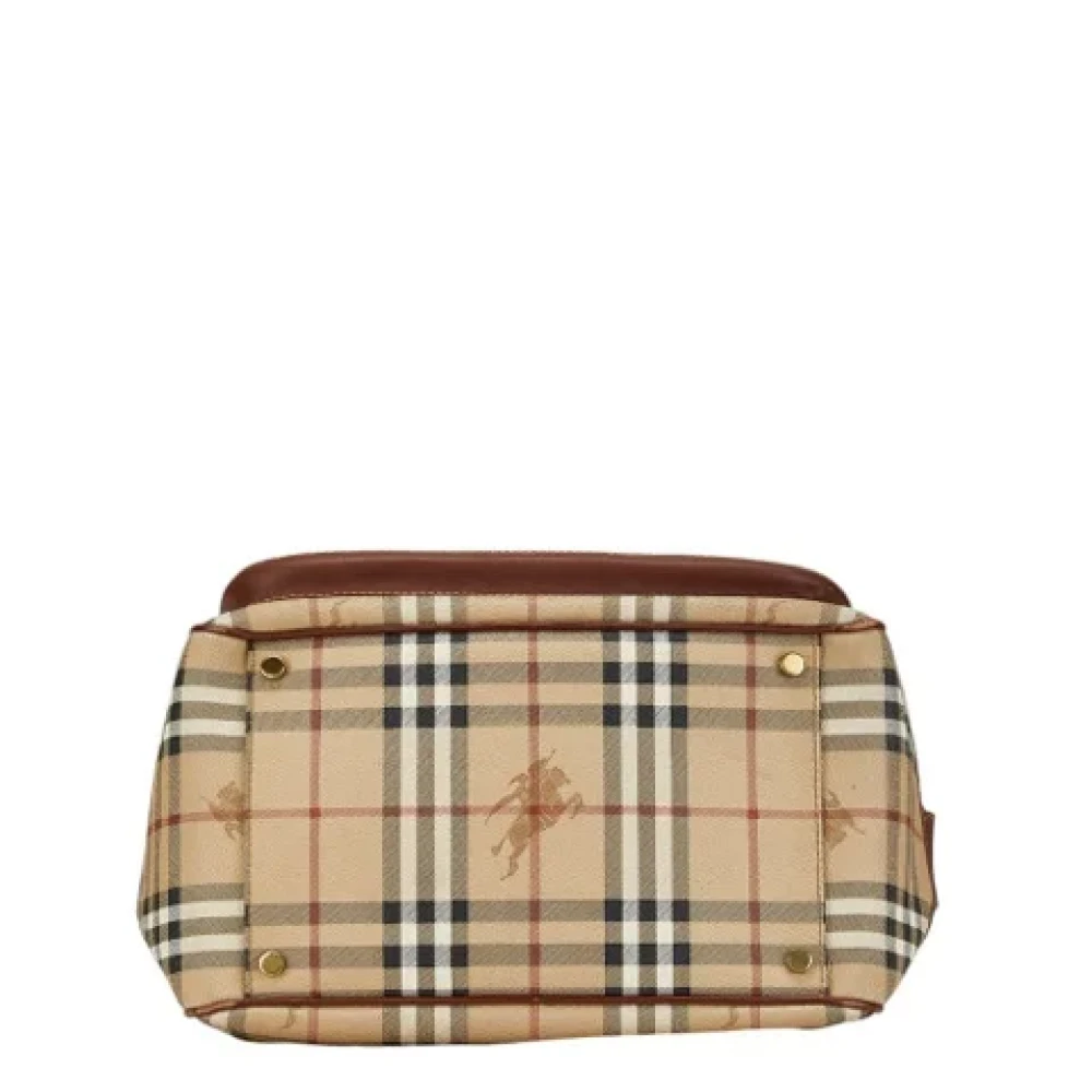 Burberry Vintage Pre-owned Leather shoulder-bags Brown Dames
