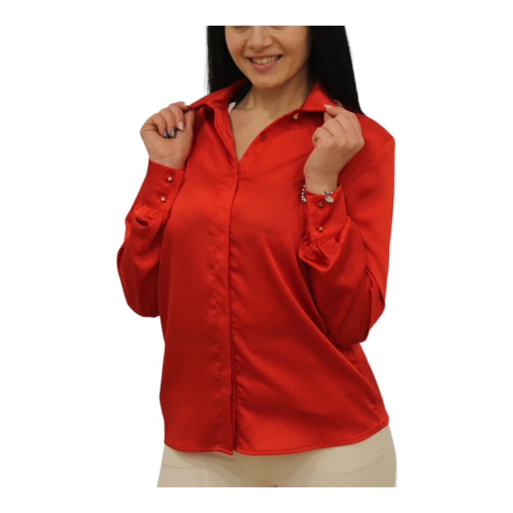 Gaudi Lange mouwen shirt Red Dames