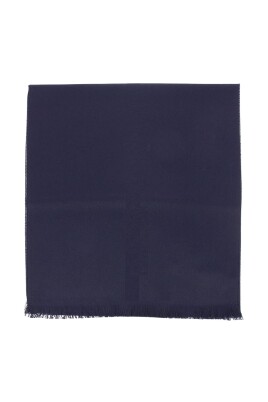 blue-woolen-fringed-scarf