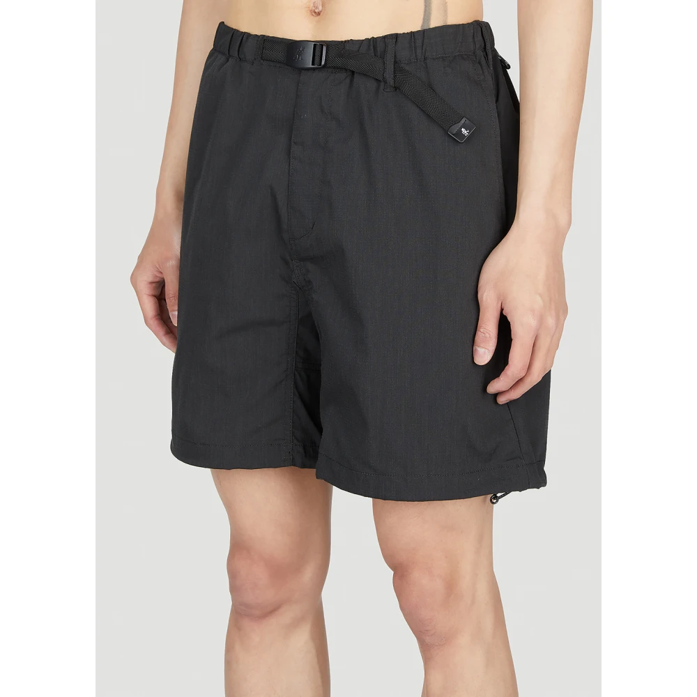 Gramicci Technische Shell Shorts met Gesp Riem Black Heren