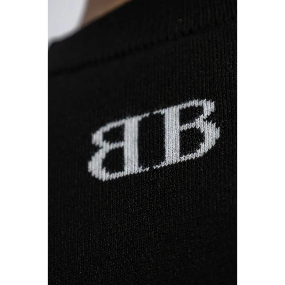 Balenciaga Trui met logo Black Heren