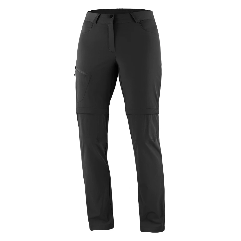 Salomon Convertible Outdoor Broek Black Dames