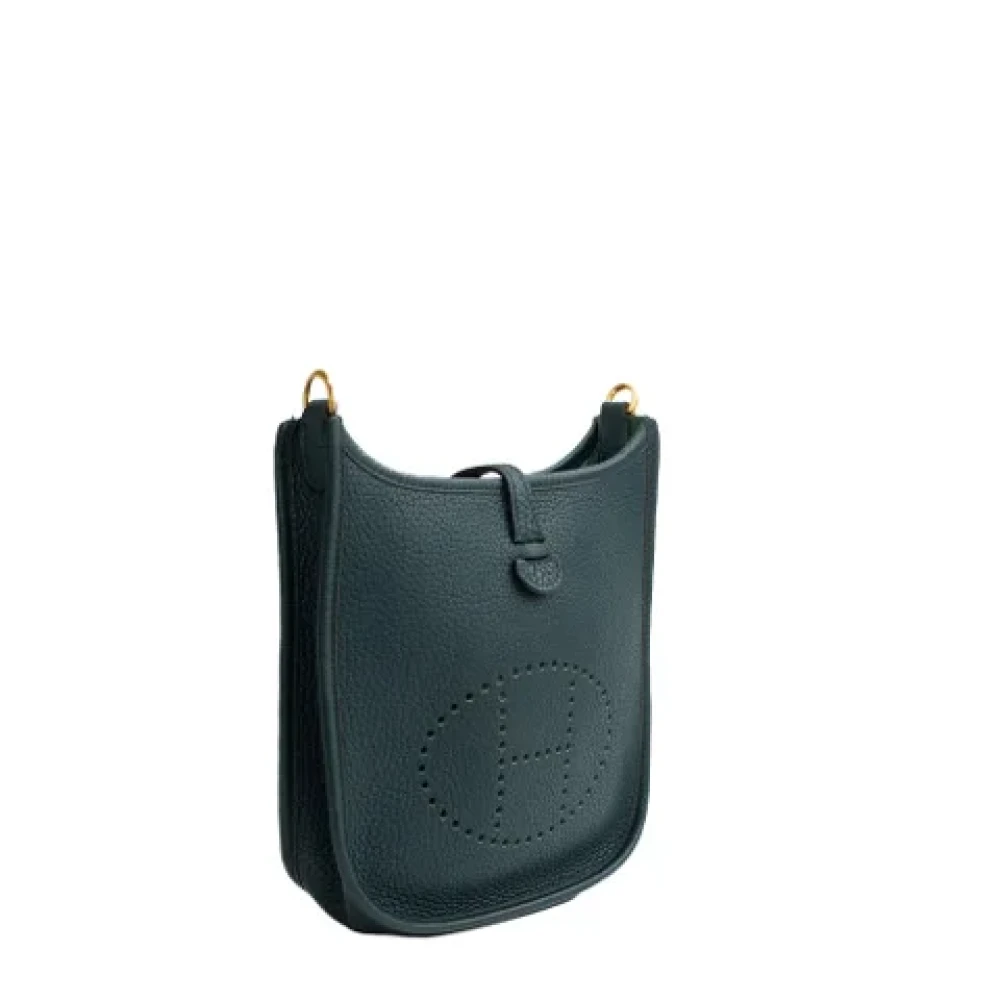 Hermès Vintage Pre-owned Leather shoulder-bags Green Dames