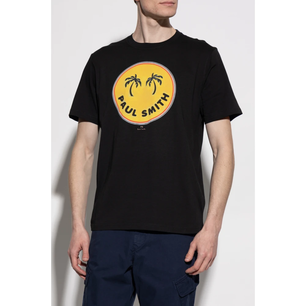 PS By Paul Smith T-shirt met print Black Heren