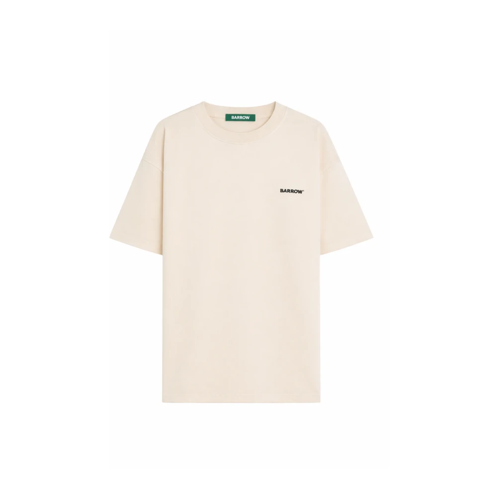 Barrow Men's Beige Iconic Jersey T-Shirt - T-Shirts - Xs - Tops