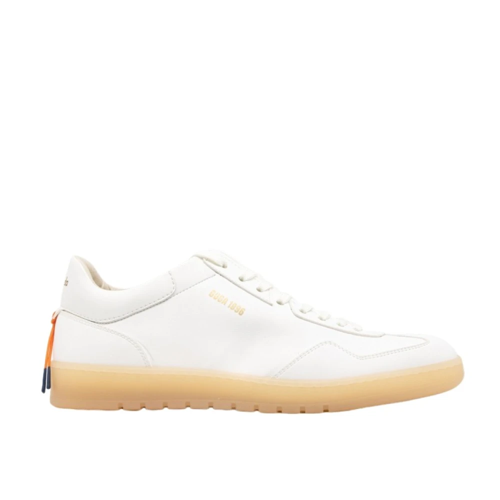 Barracuda Leren Sneakers met Iconisch Detail Heren Schoenen Wit