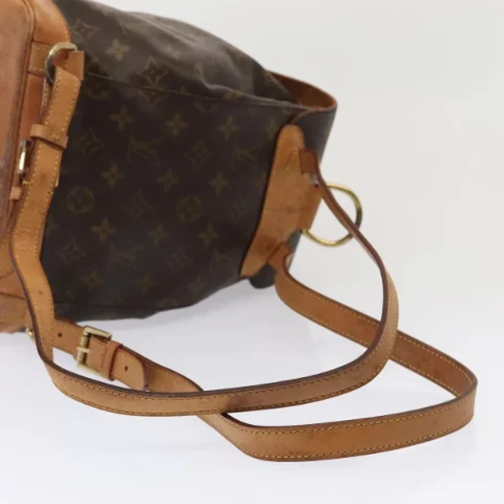 Louis Vuitton Vintage Pre-owned Canvas backpacks Brown Dames