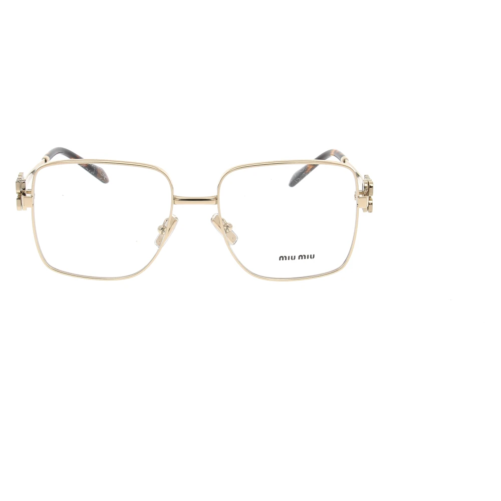 Miu Stijlvolle Zonnebril Yellow Unisex