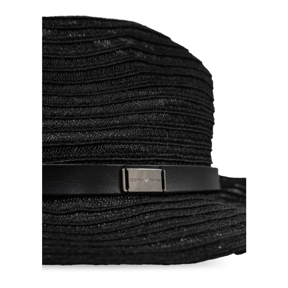 Emporio Armani Strohoed Black Dames