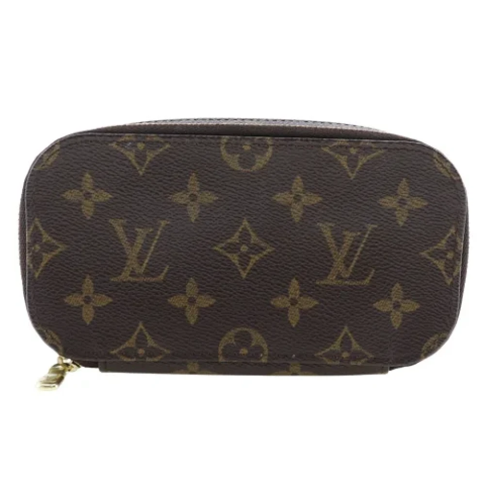 Louis Vuitton Vintage Pre-owned Canvas clutches Brown Dames