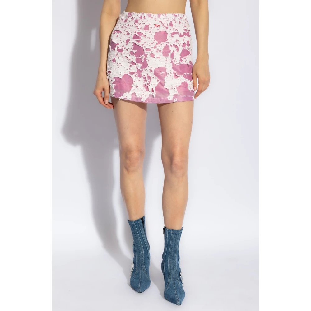 Diesel Rok `O-Ressy` Pink Dames