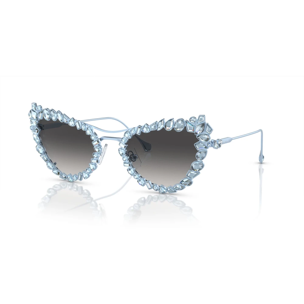 Swarovski Women's Blue Sunglasses - Sunglasses - 56 Mm - Accessories