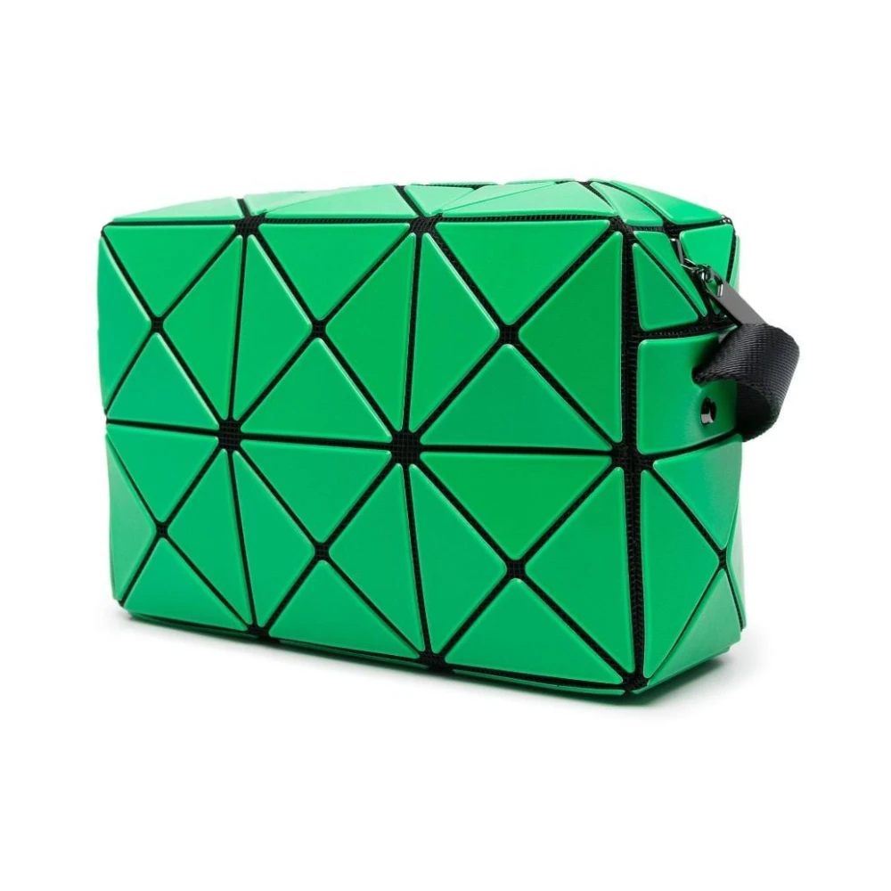 Issey Miyake Groene Cuboid Schoudertas Green Dames