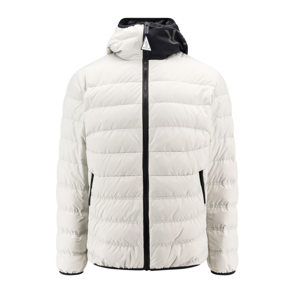 Veste moncler blanche hot sale