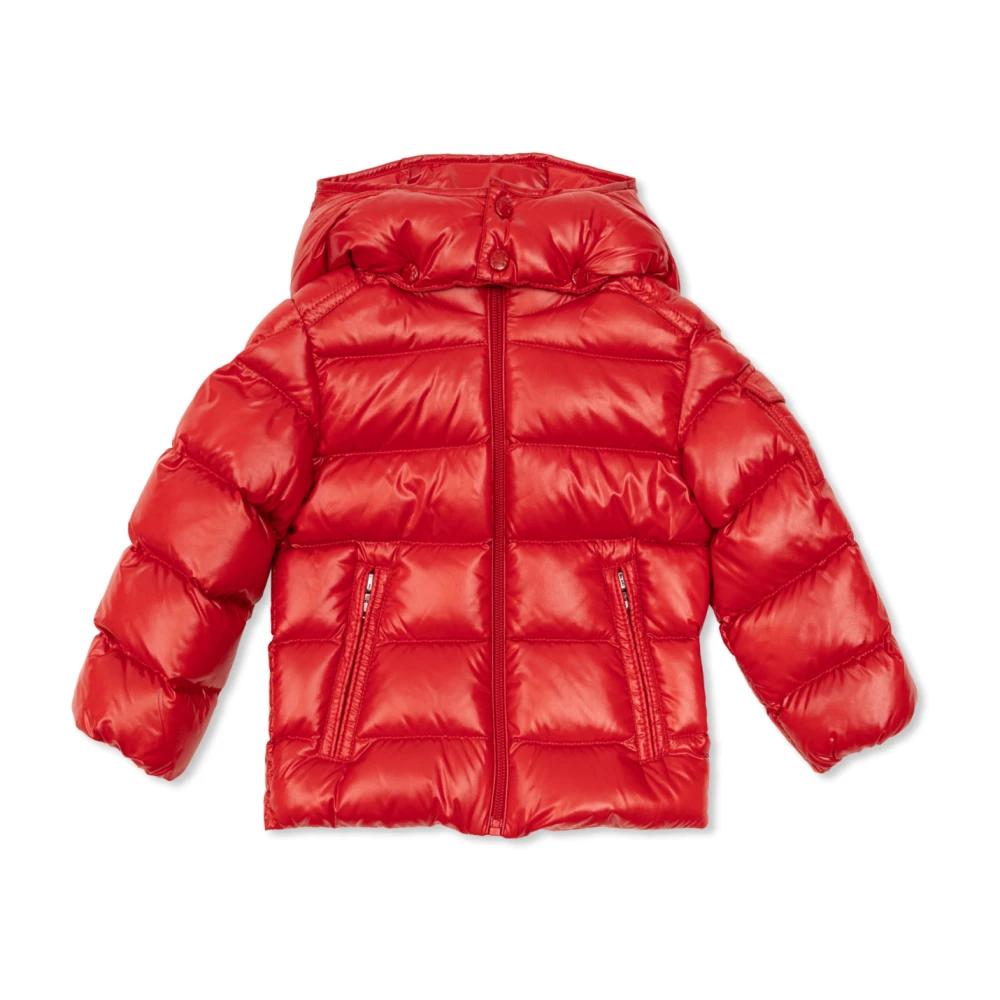 Moncler , Winter Jackets, Unisex, Red, 2 Y, Maya Down Jacket