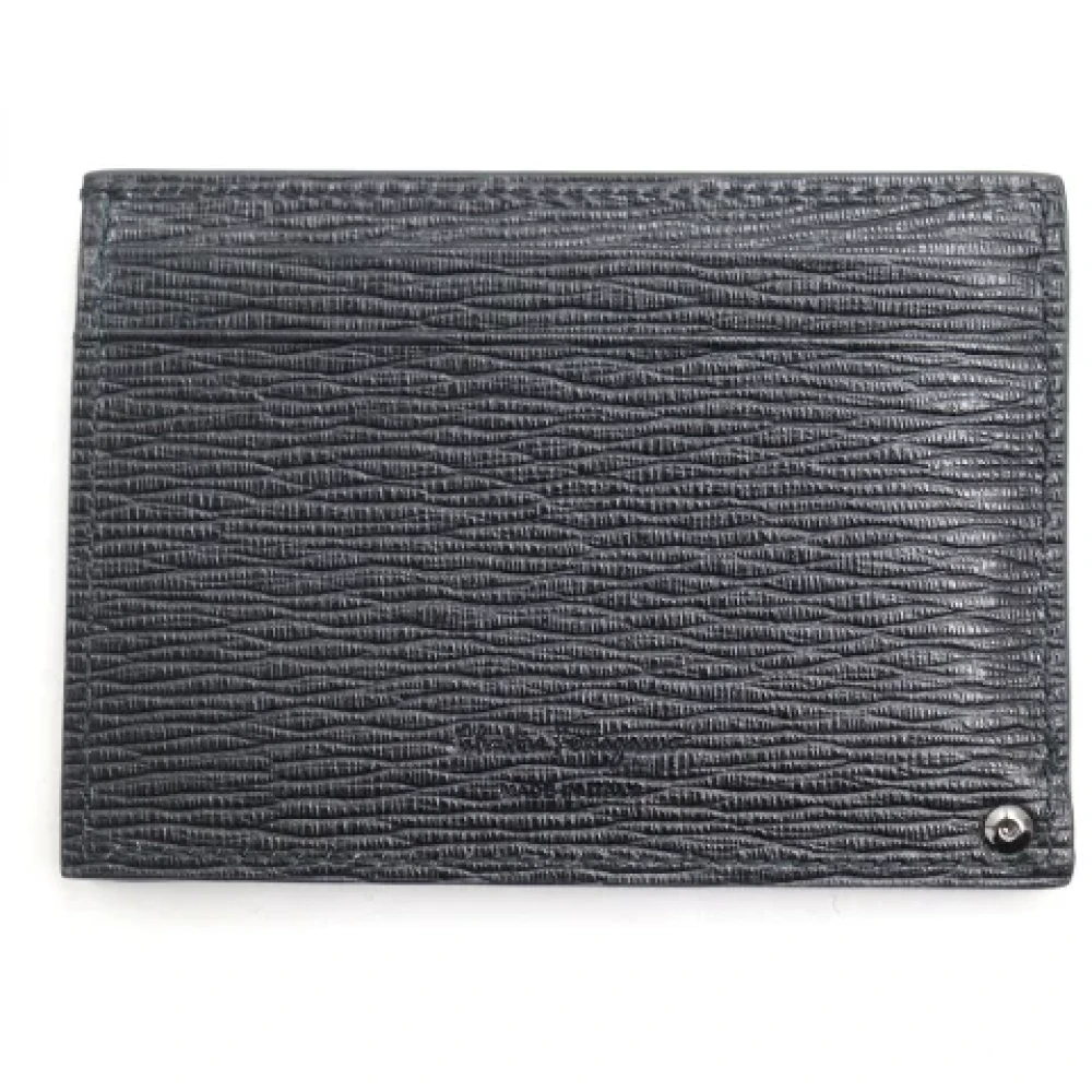 Salvatore Ferragamo Pre-owned Leather wallets Black Heren