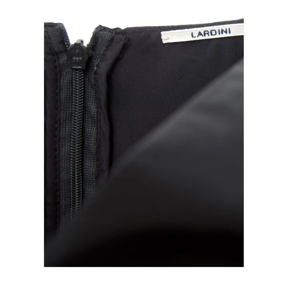 Lardini Stijlvol Zwart Polyester Jurk Vrouwen Black Dames