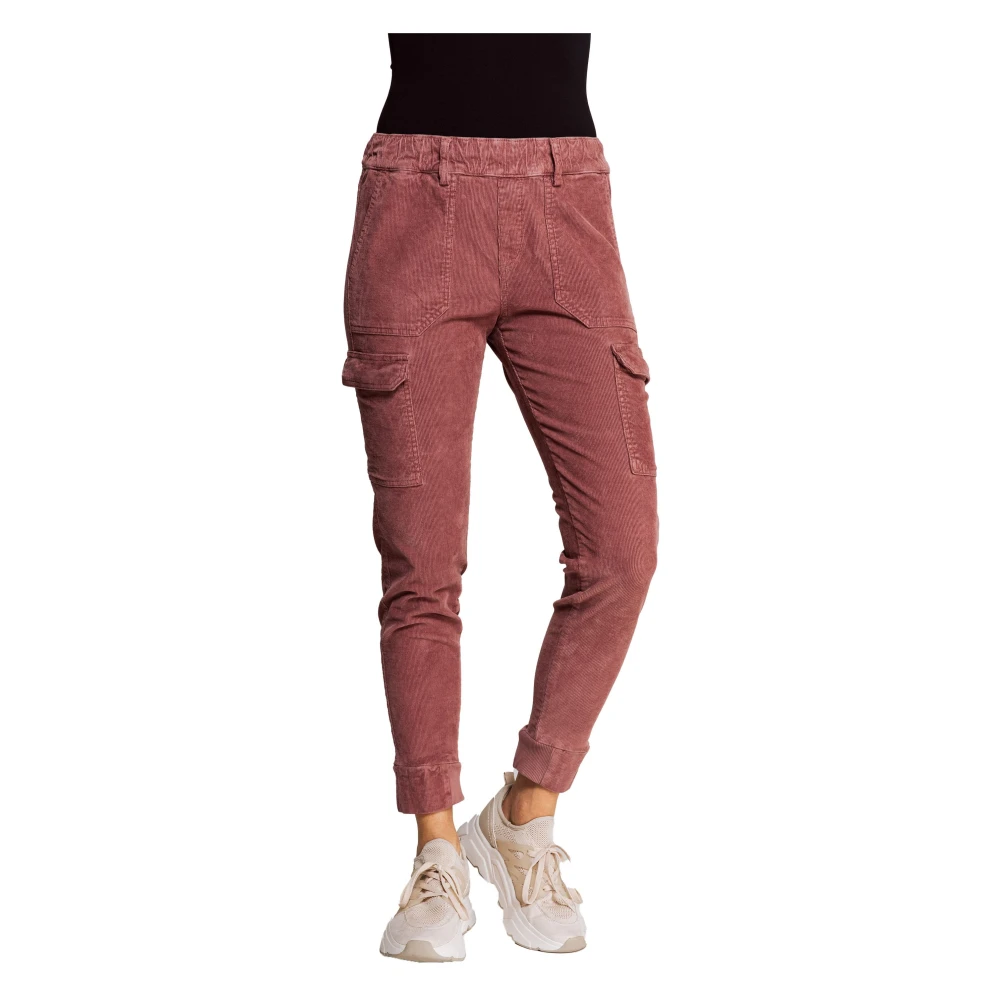 Zhrill Cord-Cargo trousers Daisey Rose Pink Dames