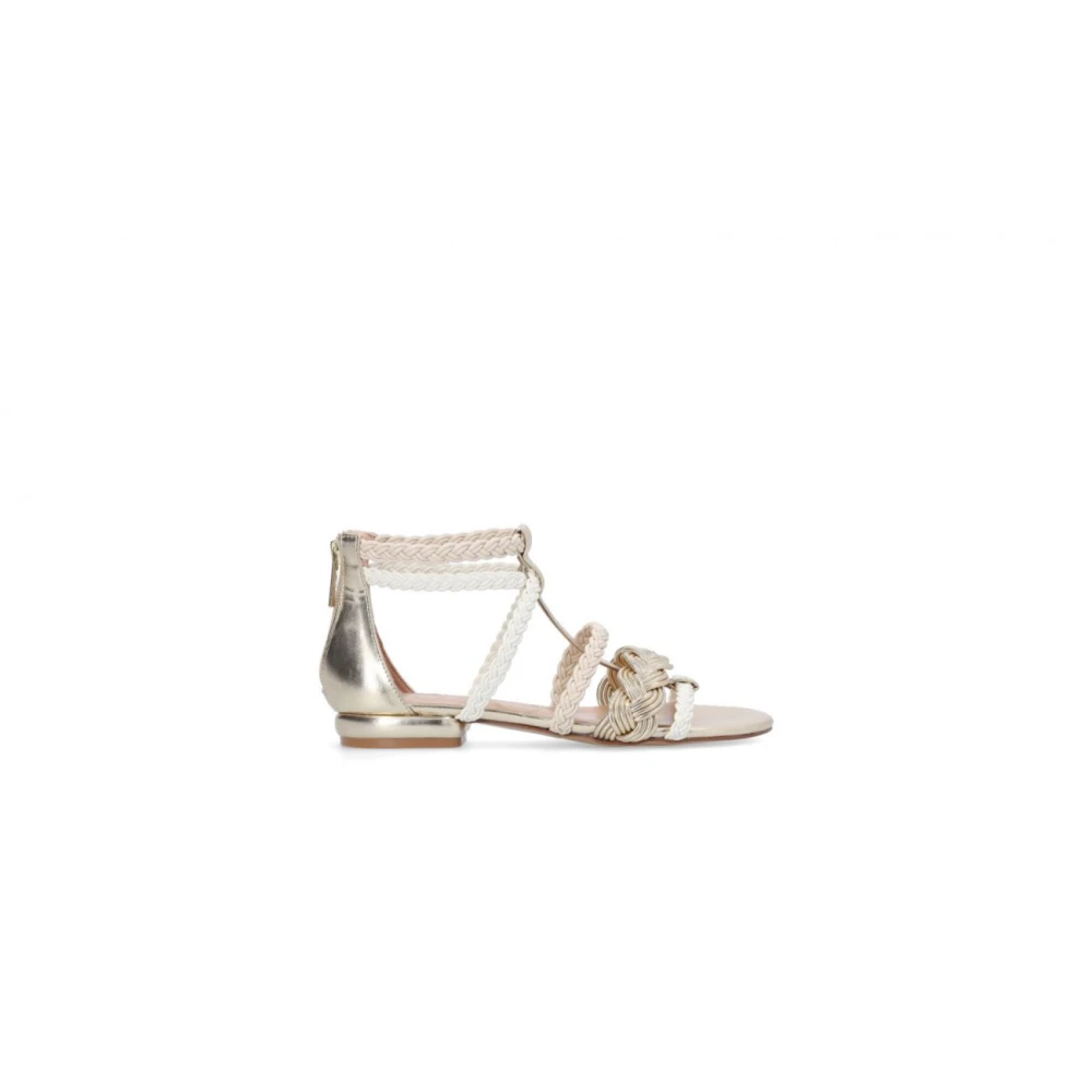 Liu Jo Women's White Elegant Flat Heeled Sandals