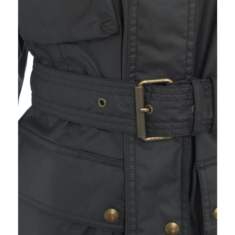 Belstaff Zwarte jassen voor vrouwen Aw24 Black Dames