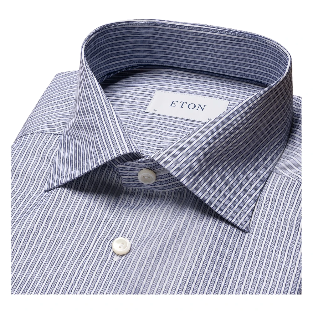 Eton Moderne Twill Overhemd Multicolor Heren
