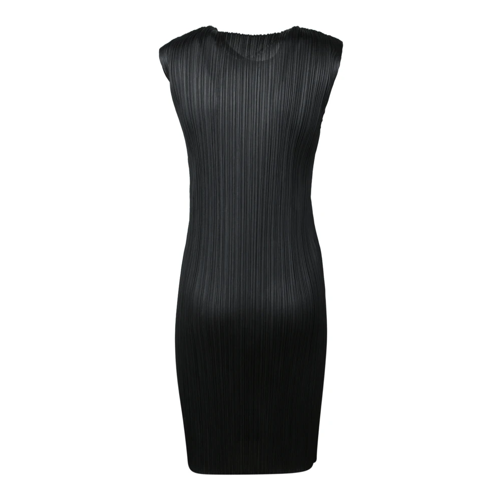 Issey Miyake Elegante Zwarte Jurk Aw24 Black Dames