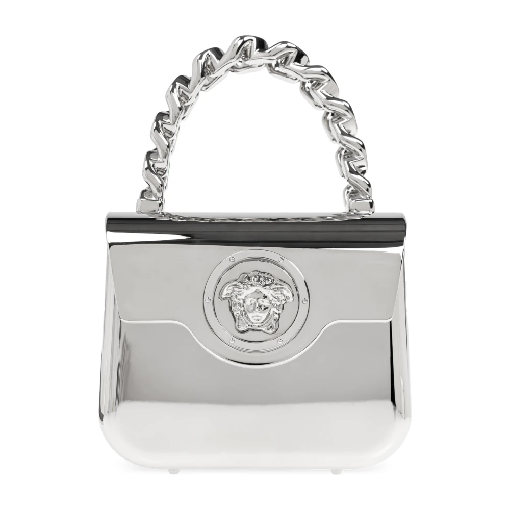 Versace Handtas La Medusa Mini Gray Dames