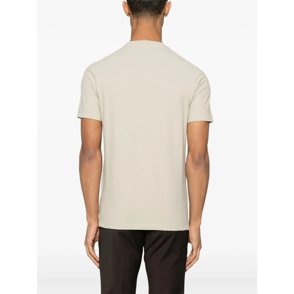 Zanone Casual T-shirt Z1936 Beige Heren