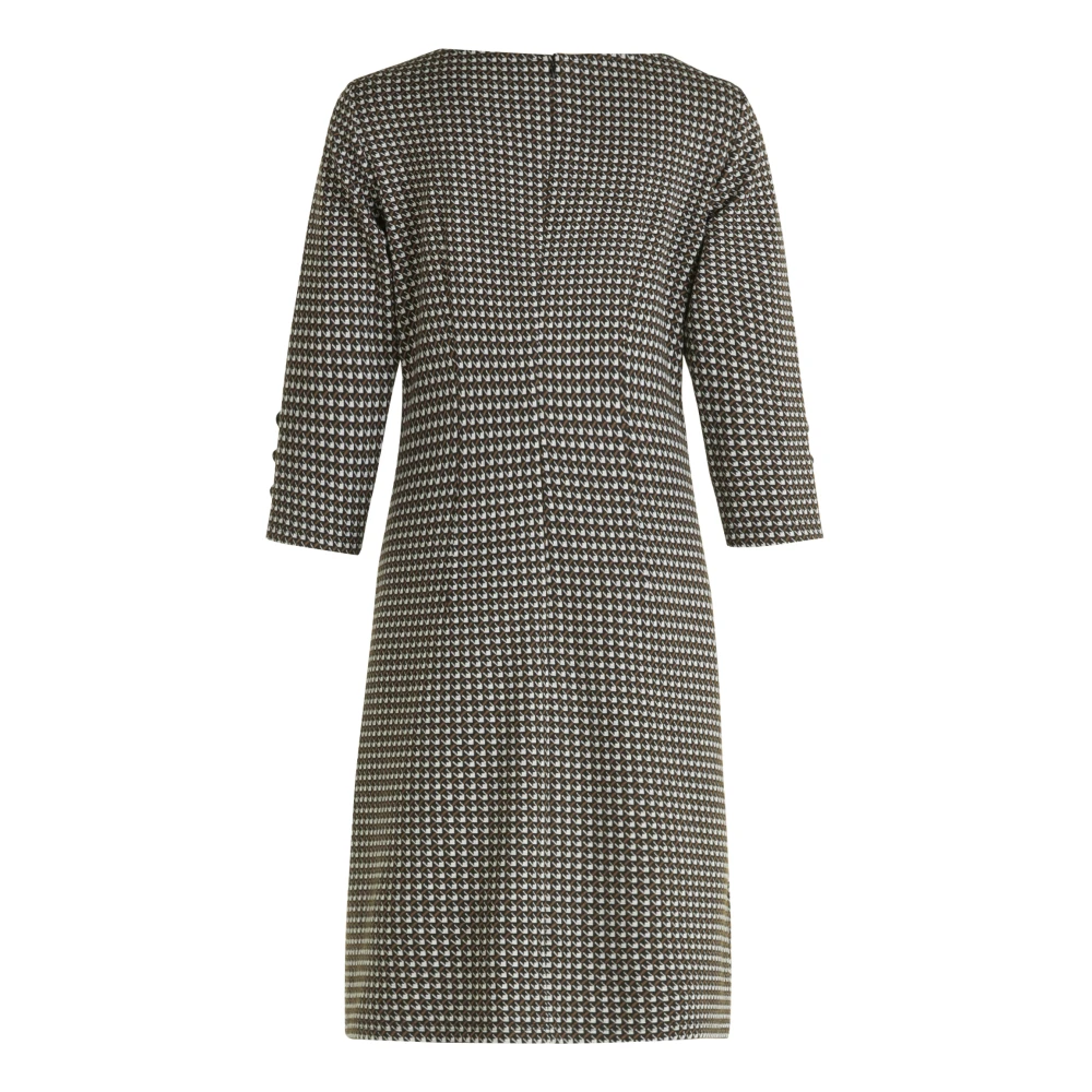 Betty Barclay Elegante geprinte kokerjurk Black Dames