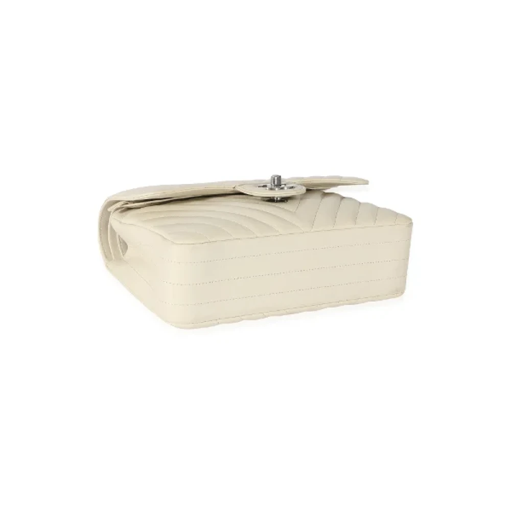 Chanel Vintage Pre-owned Leather chanel-bags White Dames