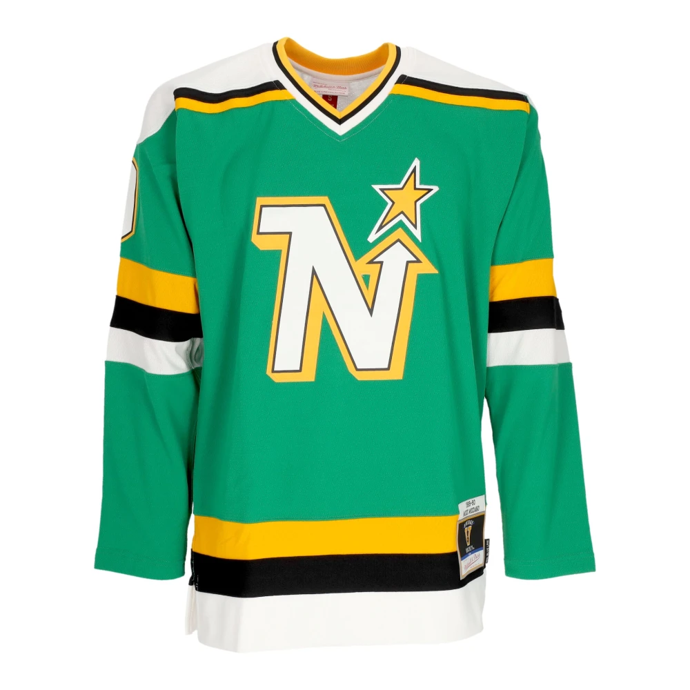 Mitchell & Ness Green Training, Male, M, Vintage Nhl Hockey Jacket Modano