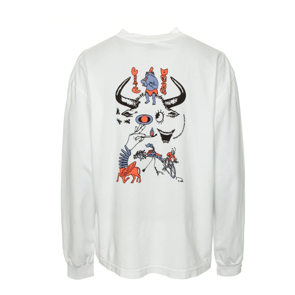 Brain Dead Cosmic Derbris Longsleeve White Heren