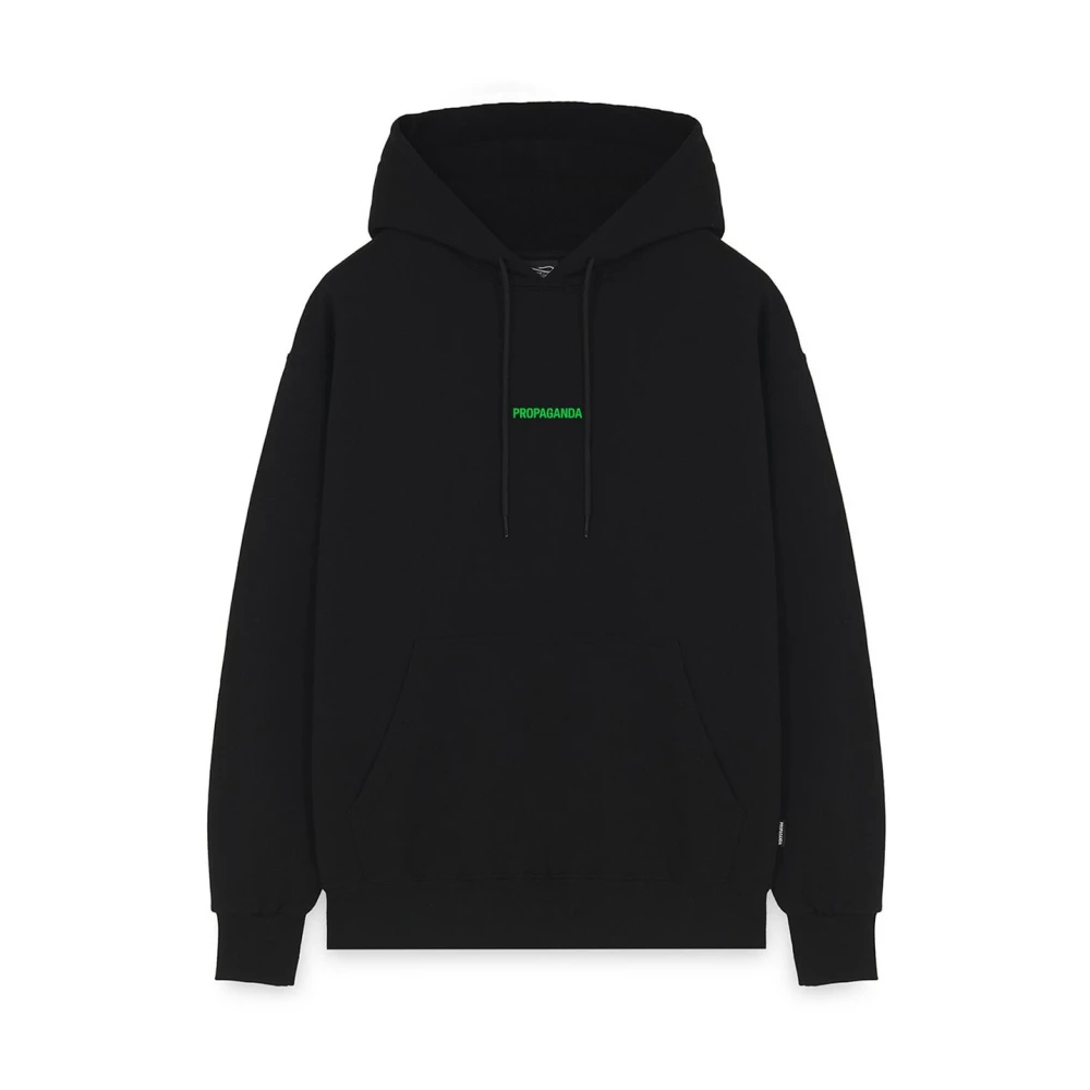 Propaganda Ribs Snake Katoenen Sweatshirt Herfst Winter 2024 Black Heren