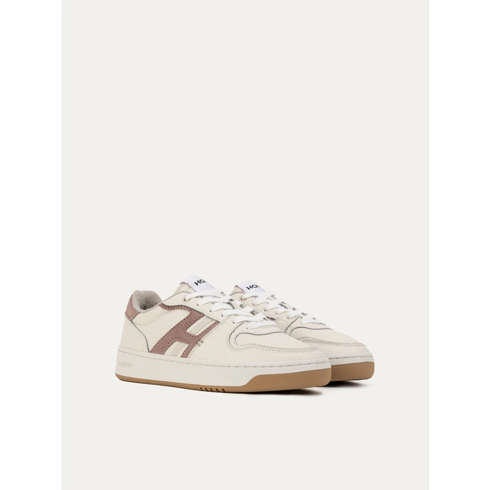 Hoff Leren Sneakers met Memory Foam Beige Dames