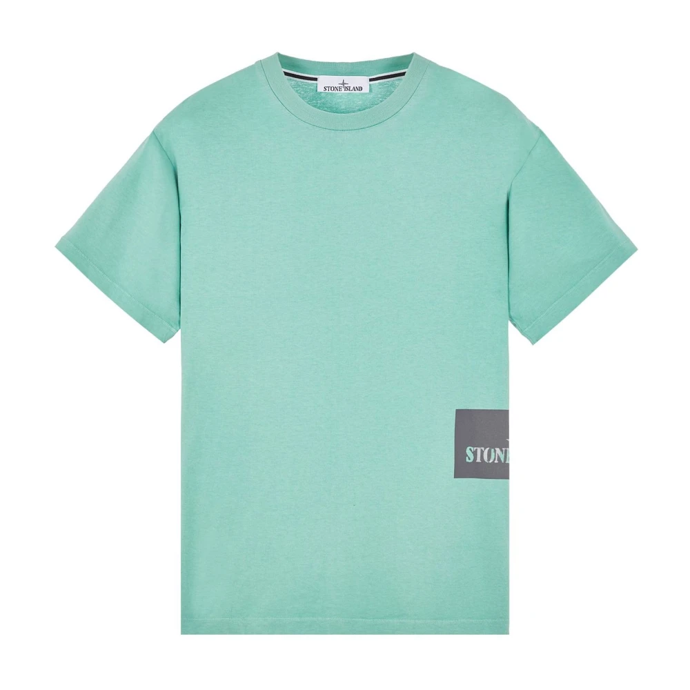 Stone Island Casual T-shirt voor mannen Green Heren