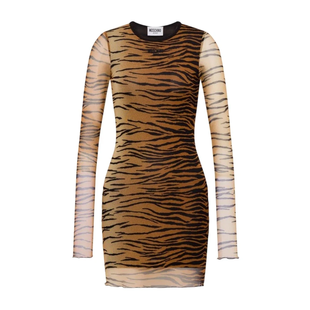 Moschino Brown Vestiti E Tute Poliestere - Female - Short Dresses - S - Dresses