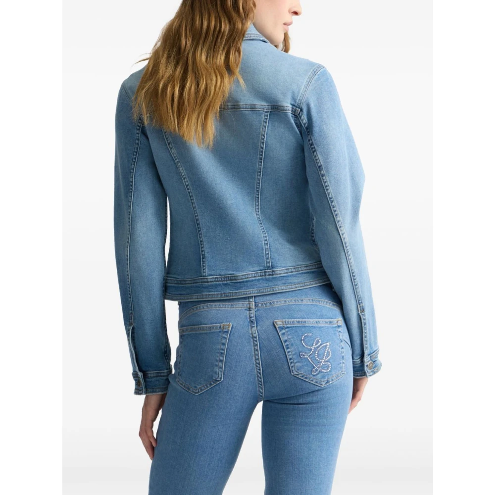 Liu Jo Blauwe Denim Jassen Blue Dames