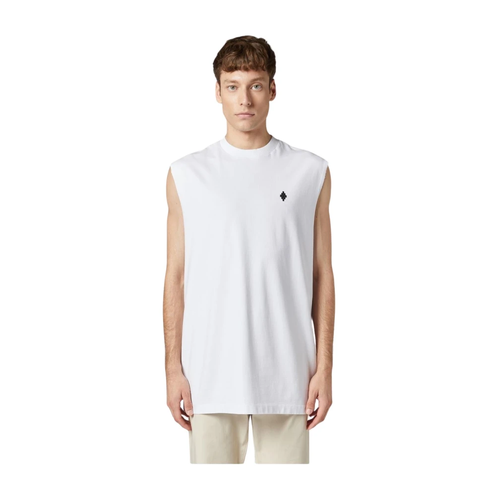 Marcelo Burlon Katoenen hemdjes voor heren White Heren