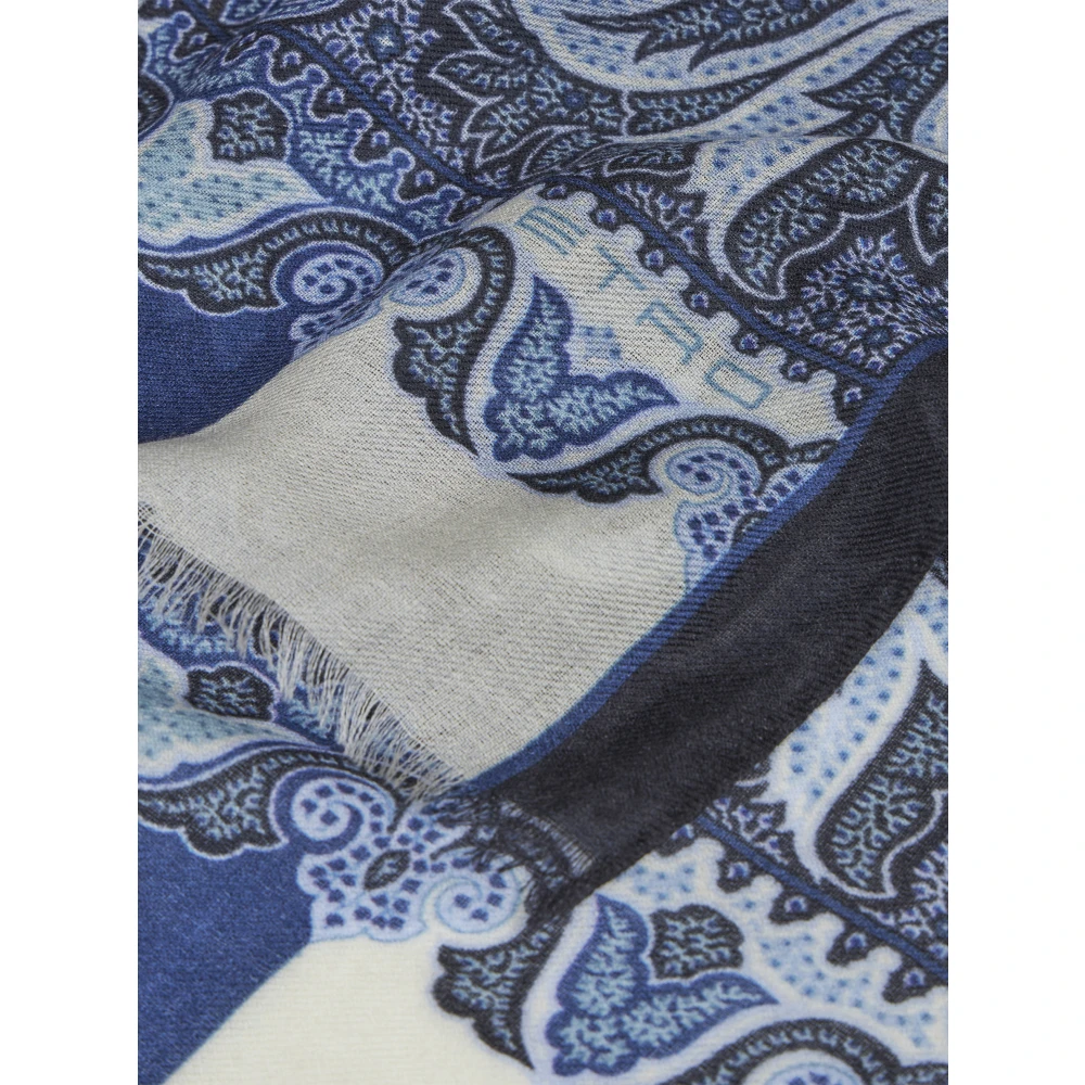 ETRO Stijlvolle Sjaals Collectie Blue Heren