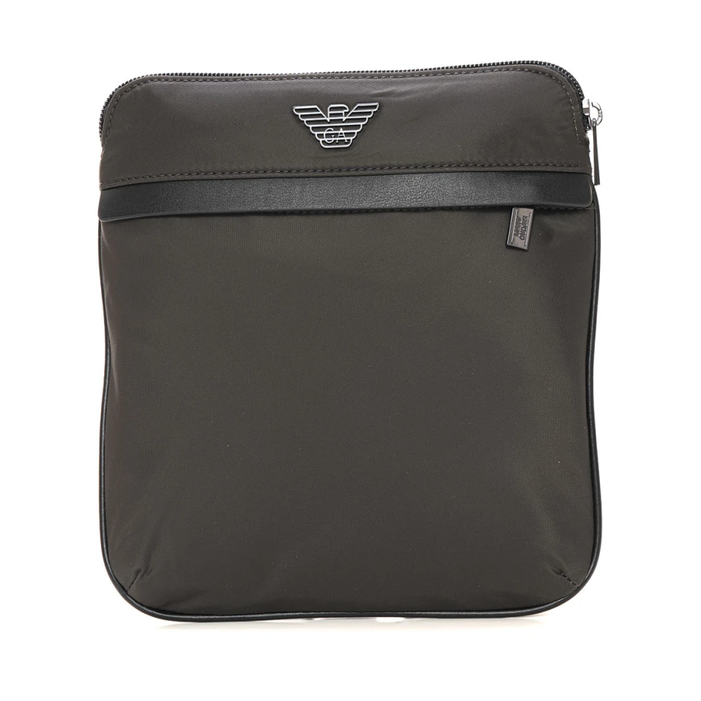 Emporio Armani Verstelbare Schoudertas met Ritssluiting Green Heren