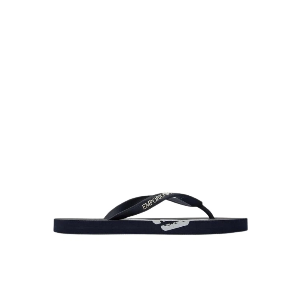 Emporio Armani Homme Bleu - Shoes > Flip Flops & Sliders > Flip Flops