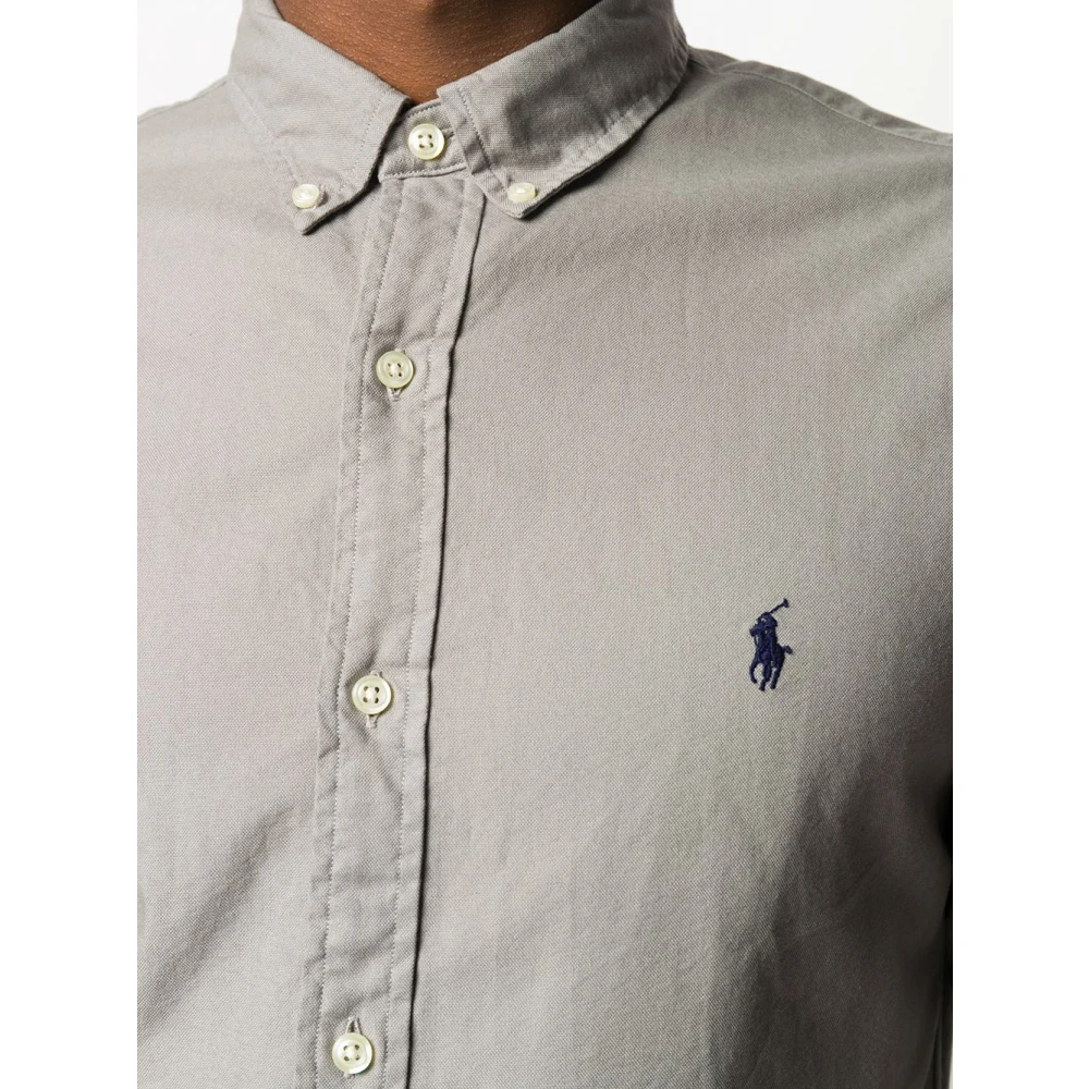 Polo Ralph Lauren Grijze Shirts voor Mannen Aw24 Gray Heren