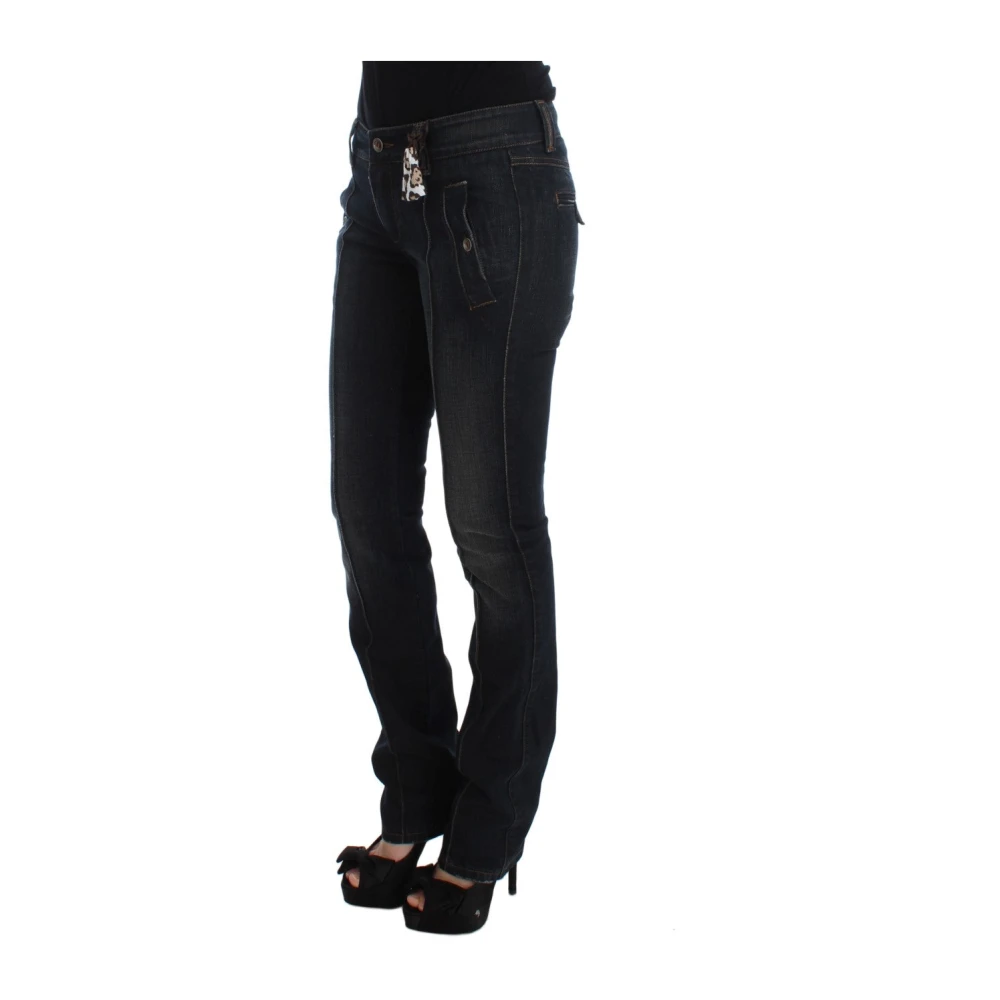 Ermanno Scervino , Slim Fit Jeans, Female, Blue, Xs, Cotton Slim Fit Jeans - Image 3