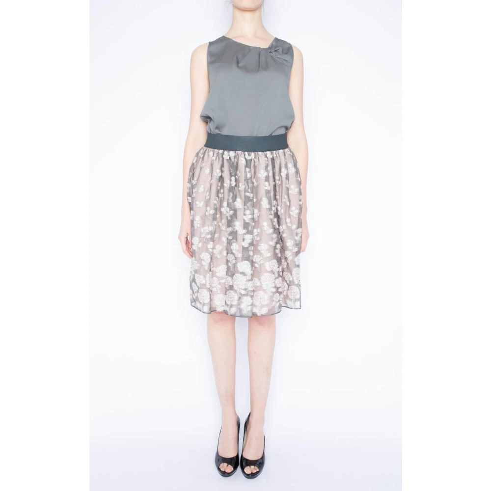Armani Bruine Tanktop Gray Dames