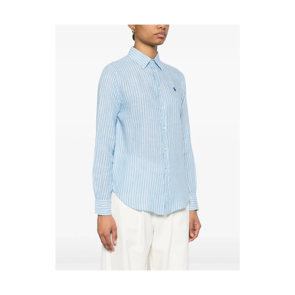Ralph Lauren Overhemd Blue Dames