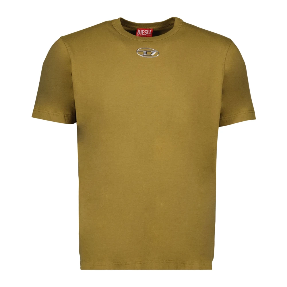 Diesel Groene T-Just-OD T-shirt voor mannen Green Heren